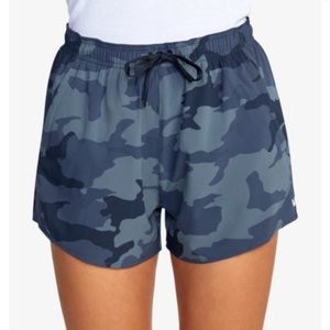 RVCA Gray Camo Essential Yogger Shorts
